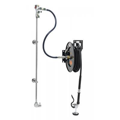 T&S Brass, 5HR-232-01XE2, EQUIP Hose Reel System, Single-Temp Wall
