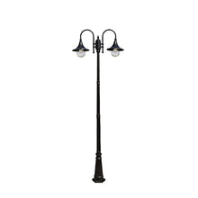 PAOOPA Garden Lamp Post Light Outdoor Street Light Black 3.2m