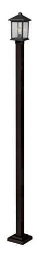 Bronze Portland 109.375" Tall 1 Light Outdoor Lantern Post Light/Post Included