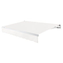 Awntech 24' Maui Left Motor (24' x 10') Retractable Patio Awning, White