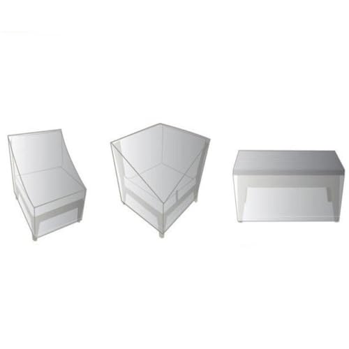 Afuera Living Contemporary 7 Piece All Weather Cover Set Beige