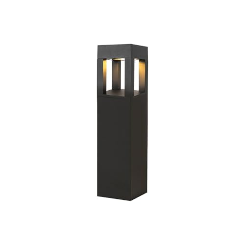 Kuzco Sonoma 24in LED Bollard Black Clear Glass