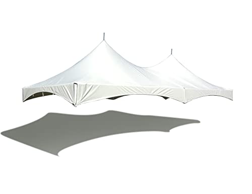 TentandTable 15' x 30' High Peak Replacement Tent Cover - White