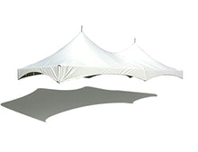 TentandTable 15' x 30' High Peak Replacement Tent Cover - White