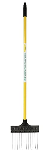 Deluxe Shrub Rake / Lawn Rake - 9.5" Head, 54" Handle (Pack of 5)