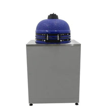 Blue Sky Outdoor Living, OKC3024GKDG, 30-Inch Kamado Grill Cabinet, Heavy-Duty Slate Gray Galvanized Steel Outdoor Kitchen Base, Weather-Resistant Storage