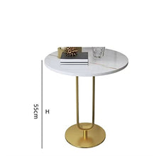 NRFJFOP Slate Small Side Corner Table Coffee Cabinet Sofa Living Room Balcony Nordic Round