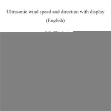 0~60m/s Ultrasonic Wind Speed Wind Direction Sensor Module with 7 Inch(RS485 Display Kit)