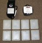 Kerr Lighting Deck Lights - 4" x 3" - 8-Pack Kit - for Decks, Docks, & Stairs