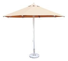 CWENZXDIA Patio Umbrella Aluminum Alloy 8 Ribs Outdoor Umbrella Cloth Patio Beach with Marble Base Outdoor
