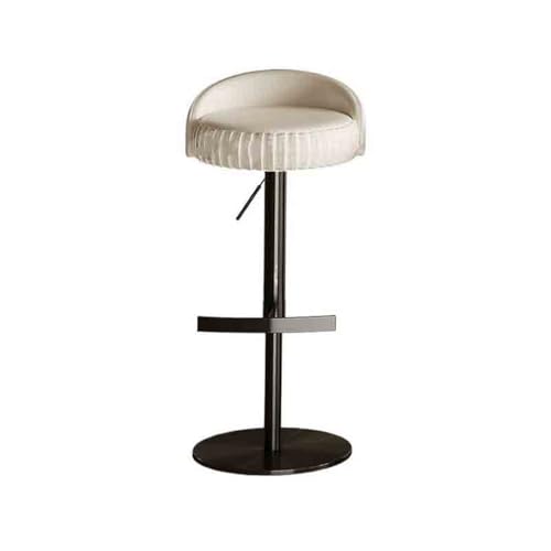 DINBOZ26X Counter Stools Bar Chair Lift High Stool Bar Chair Chair High Chair Bar Stool Bar Stool Bar Chair Light Luxury Premium Feeling Bar Chair Bar Stools(White)