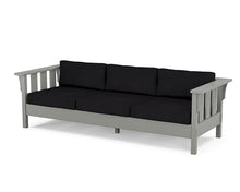 Martha Stewart by POLYWOOD® Acadia Deep Seating Sofa in Slate Grey/Midnight Linen