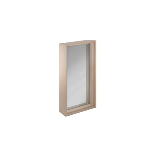 PROSAUNAS Standard Framed Dual Pane Glass Sauna Window, Hemlock 17-5/8" x 31" Tempered Dual Pane Clear or Tinted Glass Sauna Window with Hemlock Jamb (Tinted)