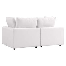 Modway Commix Overstuffed Outdoor Patio Loveseat White