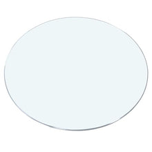 Pealihuy Round Tempered Glass Table Surface,Indoor Outdoor Shelf Tempered Glass Table Top,Round Clear Tempered,(100cm(40 in))