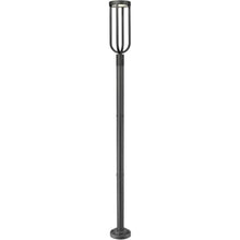 Z-Lite 5005PHB-567P-BK-LED Leland Outdoor Post, 1-Light 16 Watts, Sand Black