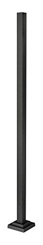 Black 96'' Outdoor Post