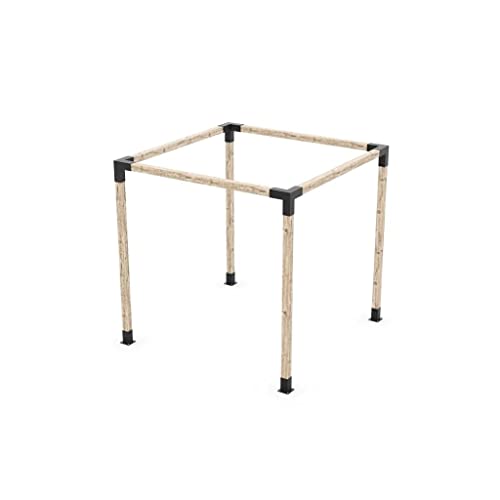 TOJAGRID Pergola Kit for 4x4 Wood Posts Black