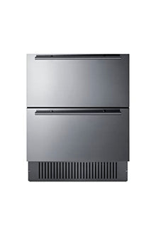 Summit 27-Inch 2-Drawer Outdoor Refrigerator, Stainless Steel - SPR275OS2D