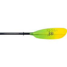Werner Camano 4-Piece Fiberglass Straight Shaft Kayak Paddle Gradient Citrus