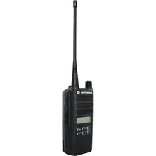 Motorola Solutions 4 Pack CP100D UHF Portable Two Way Radio with Earpieces Black