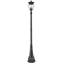 Z-Lite Davina 4 Light Post Light 108" Black