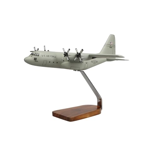 High Flying Models Lockheed C-130H Hercules Large Mahogany Sculpture Gray