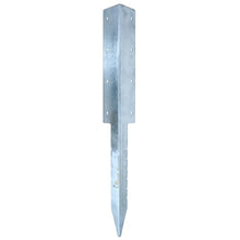 Garden Double Sleeper Corner Support Galvanised Stake Spike 670mm Long 10pc
