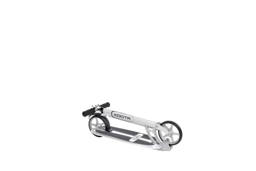 XOOTR Street Teen/Adult Kick Scooter Silver - 800+lb Capacity, QuickClick Latch, Front & Rear Brake