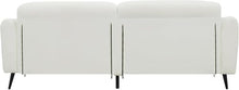 Merax Modern Loveseat Sofa with Ottoman & Pillows Beige