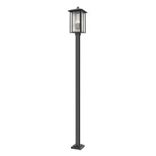 Z-Lite 3 Light Outdoor Post Mounted Fixture Oil Rubbed Bronze