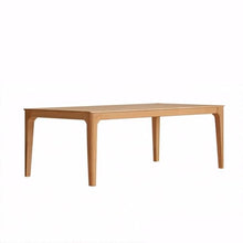 Coffee Table Chinese Style Solid Wood Dining Table Kitchen Restaurant Log Modern Simple Home Oak