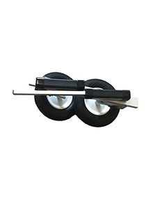 Spring Creek Manufacturing Canoe/Kayak Portage Cart (16 inch Wheels) Silver/Black