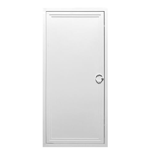 14"x24"/22"x40"/24"x48" Inspection Panel White Attic Access Door Wall Hatch｜Service Shaft Door for Conceals Pipes Wires Meters Fuse Box Cover(24x48in/61x122cm)