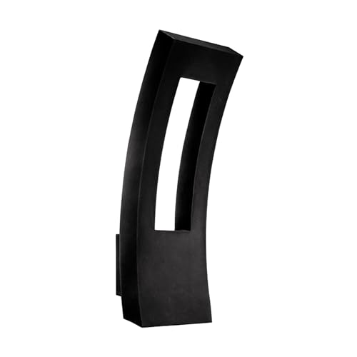 Modern Forms Dawn 23in LED Indoor or Outdoor Wall Light 3000K in Black