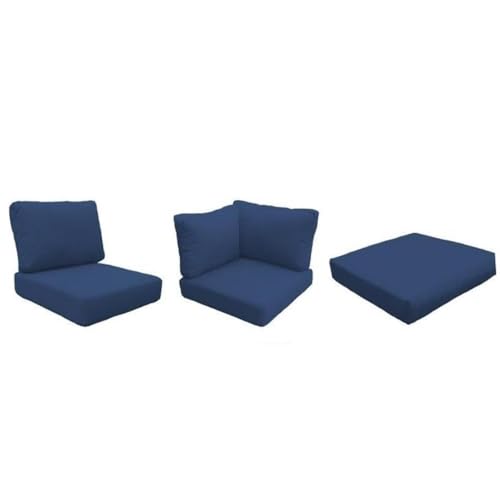 TK Classics High Back Cushion Set for Florence-12B Navy