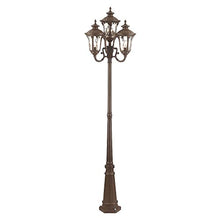 Livex Oxford 4 Light Outdoor Post Imperial Bronze