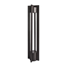 WAC Landscape Lighting, Chamber LED 12V Bollard Light 3000K Warm White Built-in LED in Black