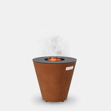 ARTEFLAME Charcoal BBQ Grill and Fire Pit Bundle Brown