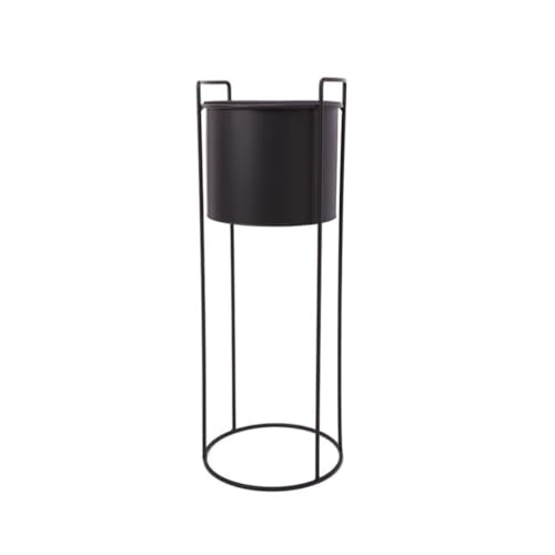 WOAITIANTIAN Flower Pots Round Iron Flower Pot Holder Combination Floor Standing Living Room Green Pot Plant Flower Stand(Large)