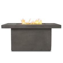 Real Flame Ventura Rectangle Propane or Natural Gas Fire Pit Table - 31" Linear Stainless Steel Burner, Lave Rock Filler, Storage Cover