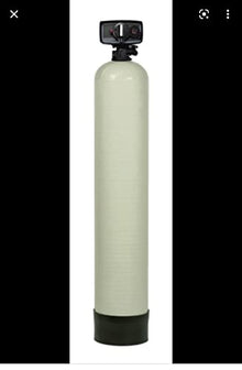 Generic Whole House Fluoride Removal Water Filter 1.5 Cubic Ft Bone Char - 10"x54" Black Blue