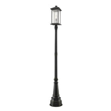 Z-Lite 531PHBXLR-564P-ORB 1 Light Outdoor Post Mounted Fixture, Oil Rubbed Bronze