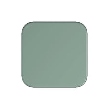 Jamesdar, Haley, Square Heavy Duty Commercial Steel Bistro Dining Table, All Steel Construction, Indoor Outdoor Restaurant & Café Use, 300 lb Capacity, 24" D x 30" H, Aloe Green