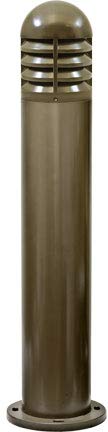 DABMAR LIGHTING INC D183-35-BZ Bollard,D183,35,BZ,Fiberglass,Louvered