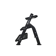 TKO 3-Tier Dumbbell & Kettlebell Rack | Home Gym Organizer | Black Stand