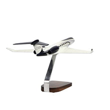 High Flying Models Gulfstream G700 Large Mahogany Sculpture Multicolor