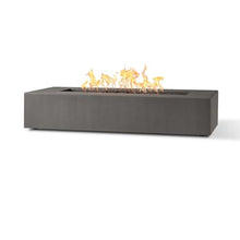 BBQGuys Signature Estes 60-Inch Low Rectangle Natural Gas Fire Table - Carbon - 143NG-CBN