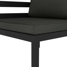 MNCVXAXG 6 Piece Patio Lounge Set with Cushions Aluminum Anthracite