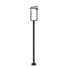 Z-Lite 1 Light Outdoor Post Mounted Fixture 566PHXLR-567P-BK-LED, Black